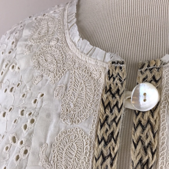 NWOT The Pyramid Collection Eyelet Lace Jacket NEW - Picture 6 of 14